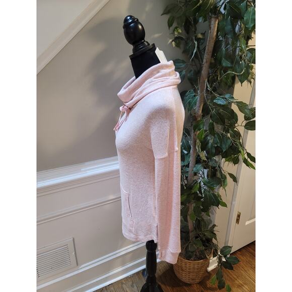 Boxercraft Sweater Women's XS Blush Heather Soft Cuddle Cowl Neck Long Sleeves - Picture 6 of 12